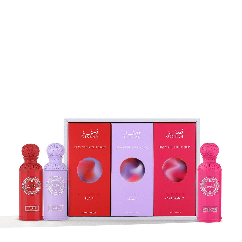 Gissah Enchanted Set exclusive luxury perfume set 3 pc