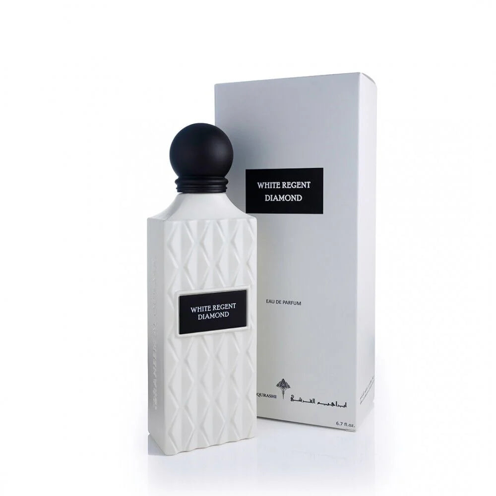 White Regent Diamond Perfume 150ml EDP Ibrahim Al Qurashi