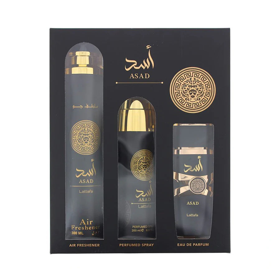 Lattafa Asad Eau de Parfum Gift Set