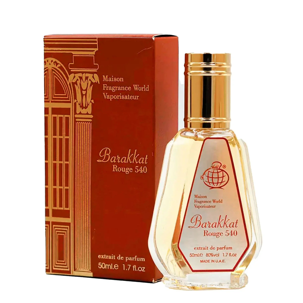 Barakkat 540 rouge Extrait Perfume 50ml EDP Fragrance World